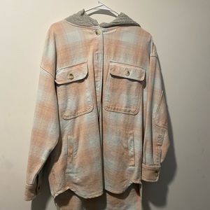 Urban Outfitter Flannel Hoodie